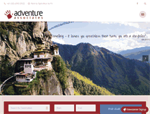 Tablet Screenshot of adventureassociates.com